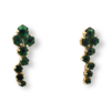 Trapiche emerald earrings