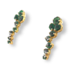 Trapiche emerald earrings