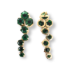 Trapiche emerald earrings