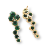 Trapiche emerald earrings