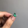 Teardrop emerald ring