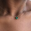 Simple drop shape necklace