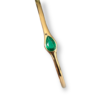 Drop shape emerald bangle