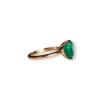 Emerald heart ring