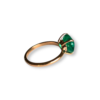 Emerald heart ring