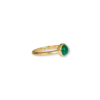 Cabochon emerald ring