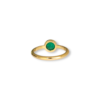 Cabochon emerald ring