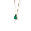 Simple drop shape necklace