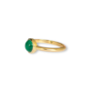 Cabochon emerald ring