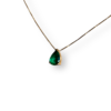 Simple drop shape necklace