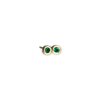 Mini Colombian emerald studs