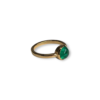 Cabochon emerald ring