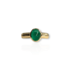 Cabochon emerald ring