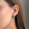 4 in 1 colombian emerald earrings