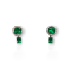 4 in 1 colombian emerald earrings