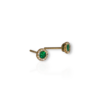 Everyday emerald halo studs