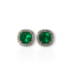 4 in 1 colombian emerald earrings