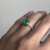 Round Emerald Ring