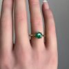 Round Emerald Ring