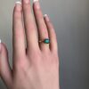 Round Emerald Ring