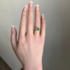 Classic three stone ring