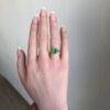 Round Emerald Ring