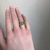 Round Emerald Ring