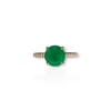 Round Emerald Ring