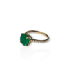 Round Emerald Ring