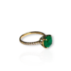 Round Emerald Ring