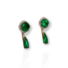 4 in 1 colombian emerald earrings