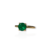 Round Emerald Ring