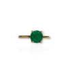 Round Emerald Ring