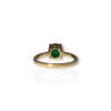 Round Emerald Ring