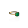 Round Emerald Ring