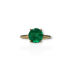 Round Emerald Ring