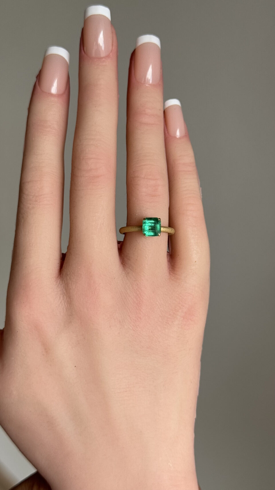 Wire Matte Finish Rings Matte finish ring - Alpine Green