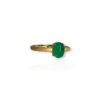 Cabochon emerald ring