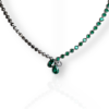 Important Colombian emerald & diamond necklace