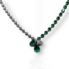 Important Colombian emerald & diamond necklace