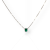 Classic oval emerald pendant