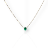 Classic oval emerald pendant