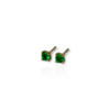 Mini Colombian emerald studs