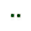 Mini Colombian emerald studs