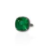 Cushion cut cocktail ring