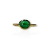 Cabochon emerald ring