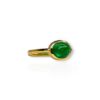 Cabochon emerald ring