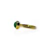 Cabochon emerald ring