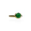 Cabochon emerald ring