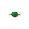 Cabochon emerald ring